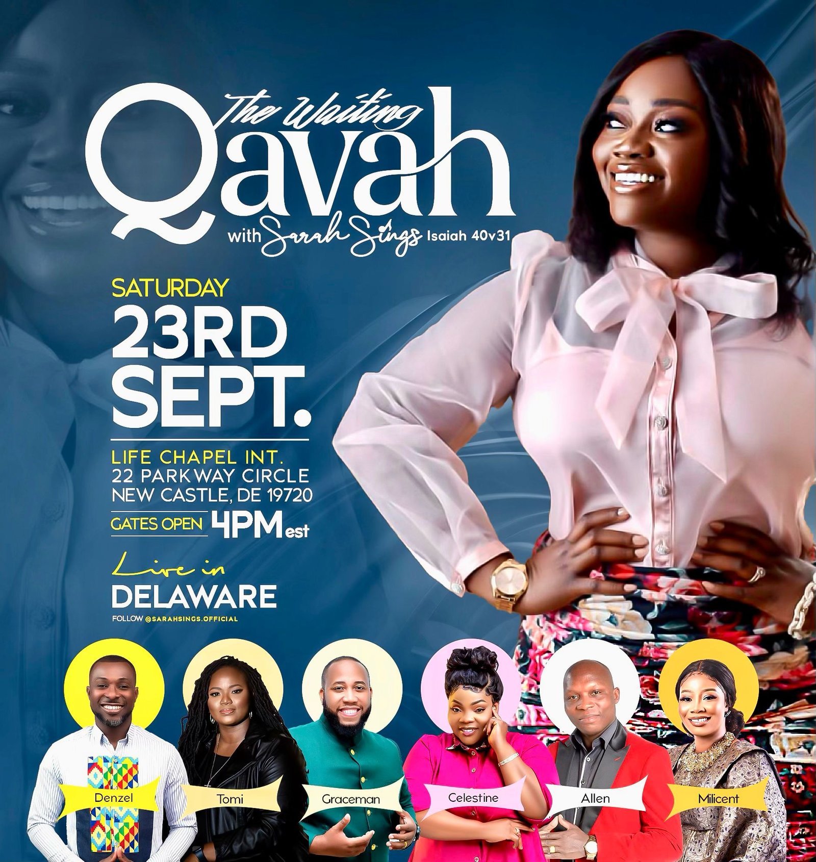 America-based Ghanaian Gospel Artiste Sarah Sings Announces Debut Album Release Date 1