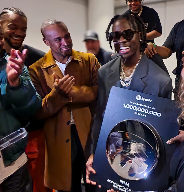 Rema becomes first African artist to receive Spotify’s Billion Club Plaque 1