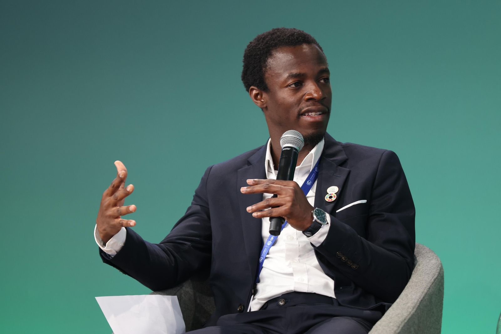 Race to Resilience announces Green Africa Youth Organization as its first youth-led initiative partner 1 Joshua Amponsem, the founder of GAYO