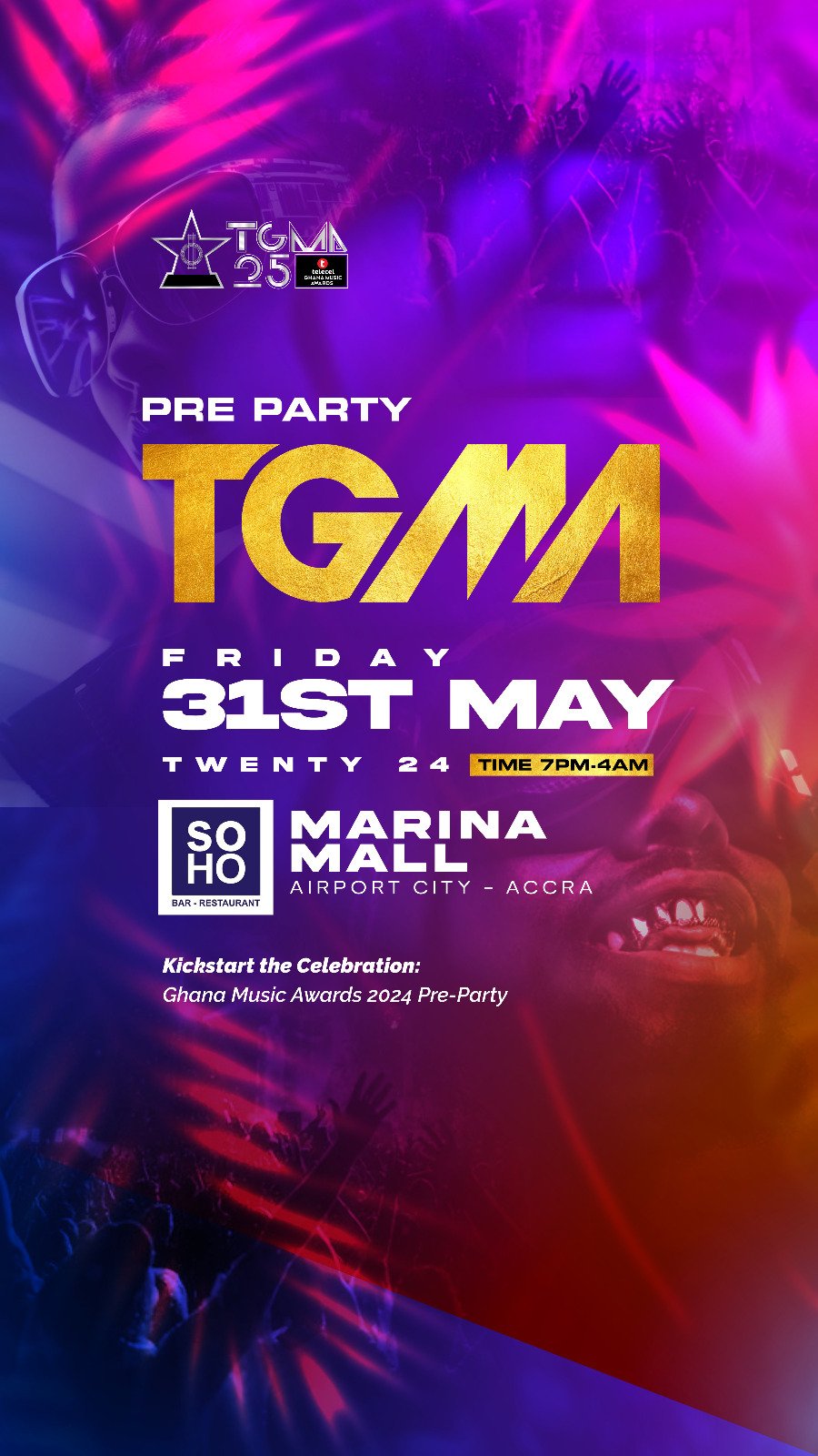 Ghana Music Awards 2024 Pre-Party: A Night of Unforgettable Entertainment 1