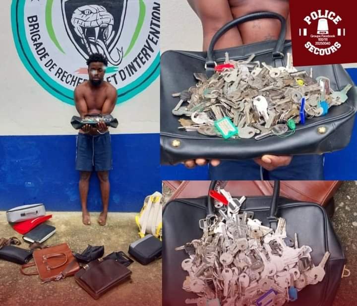 Thief Arrested In Abidjan With Thousands of Keys He Uses To Break Into Homes 1
