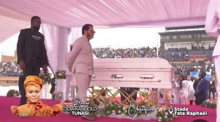 Record 40,000 Mourners Attend Funeral of Blanche Tunasi, Congo's Beloved Philanthropist Died From Heart Attack 1