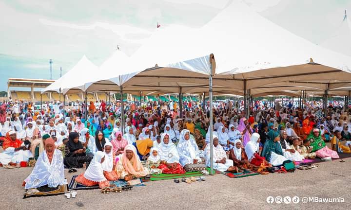 Ghana Vice President and Second Lady Join Hundreds of Muslims for Eid-ul-Adha Prayers 1