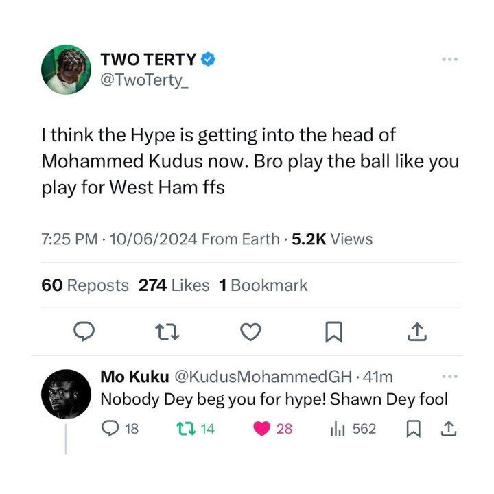 Stop Fooling - Kudus Fights Social Media Critics Over Black Stars Performance 2