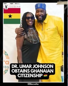Dr. Umar Johnson and Yandy Smith Granted Ghanaian Citizenship: A Milestone in Diaspora Reconnection 2