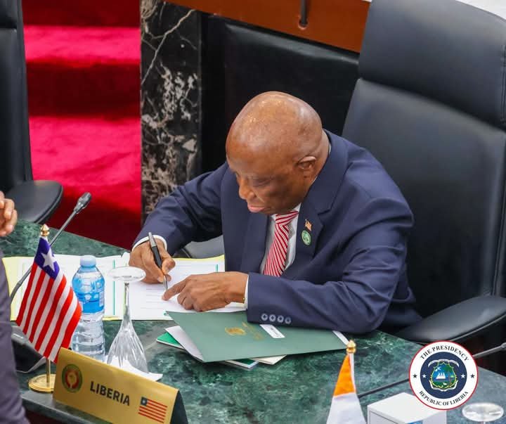 President Boakai Joins West African Leaders in Signing ECOWAS 50th Anniversary Declaration in Lagos 2