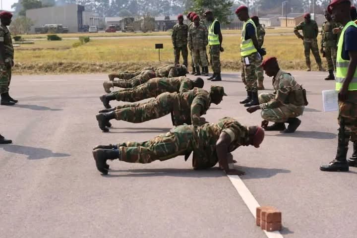 Zambian Soldiers Subjected To Physical Fitness Evaluation 2