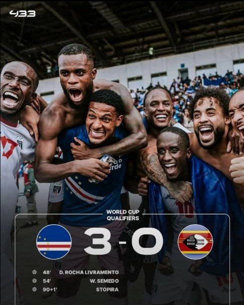 Historic! Cape Verde Qualifies For First-ever World Cup 1