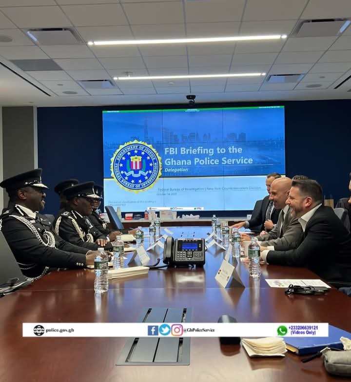 IGP Leads Ghana Police Delegation to Strengthen U.S.–Ghana Law-Enforcement Cooperation at FBI New York Field Office 1