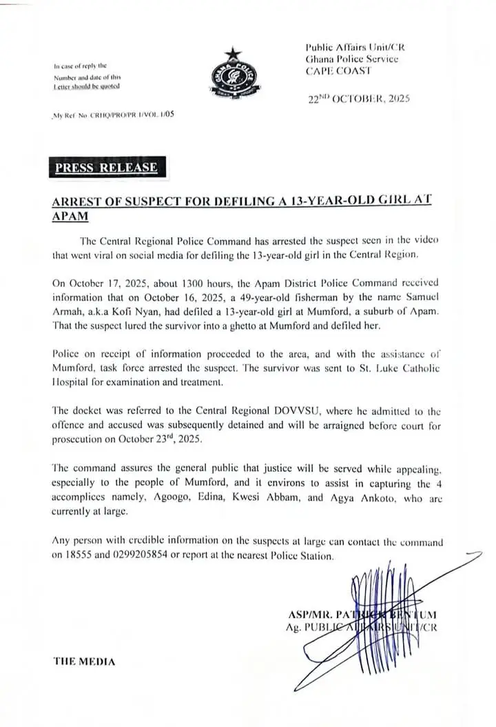 Ghana: 49-Year-Old Fisherman Jailed 10 Years For Raping 13-Year-Old Girl 3