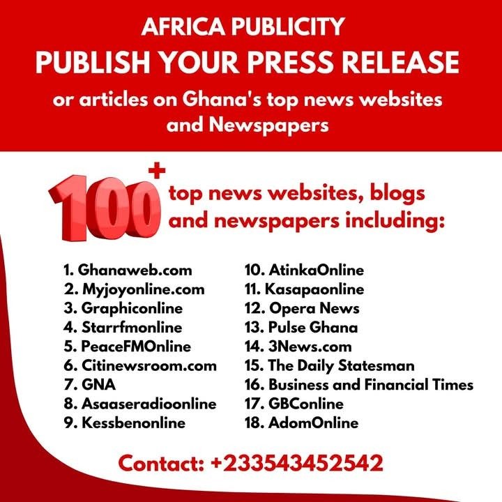 Africa Publicity Publish Your Press Release