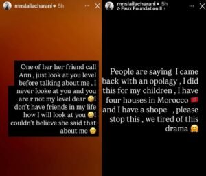 Laila Charani Fires Back at Regina Daniels, Denies Infidelity and Drug Allegations
