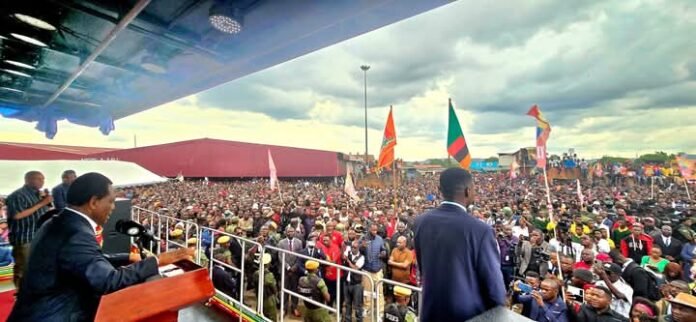 Angry Residents Stone Zambian President Hichilema At Rally