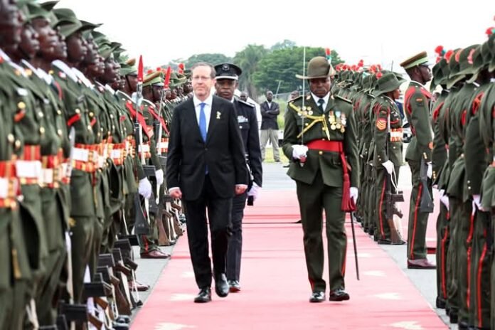 Israeli President Arrives In Zambia For State Visit