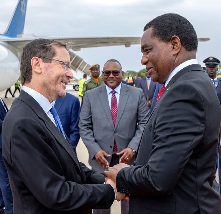Israeli President Arrives In Zambia For State Visit