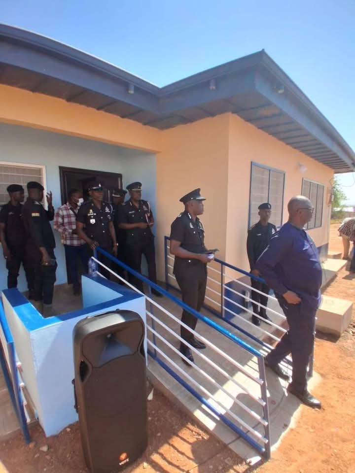 Ghana Police Commission Community Police Posts, Receive 57 Motorbikes