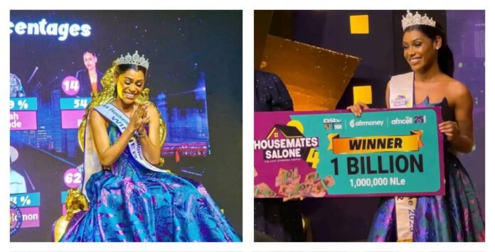 Suad Crowned Winner for Housemate Salone Season 4 as Reality Show Breaks Old Patterns