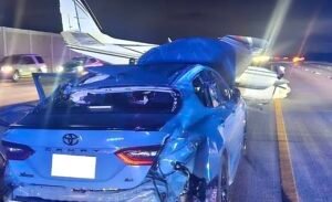 Plane Falls Onto Vehicle During Highway Emergency Landing in Florida Plane Falls Onto Vehicle During Highway Emergency Landing in Florida