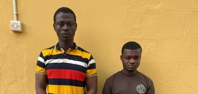 Robbers Francis Nyamekye and Francis Oppong