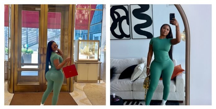 Salma Mumin displaying her BBL on Instagram