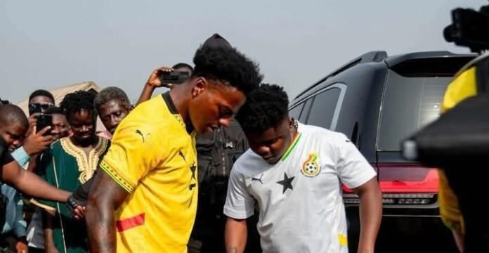 IShowSpeed (left) and Ghanaian streamer, Wodemaya