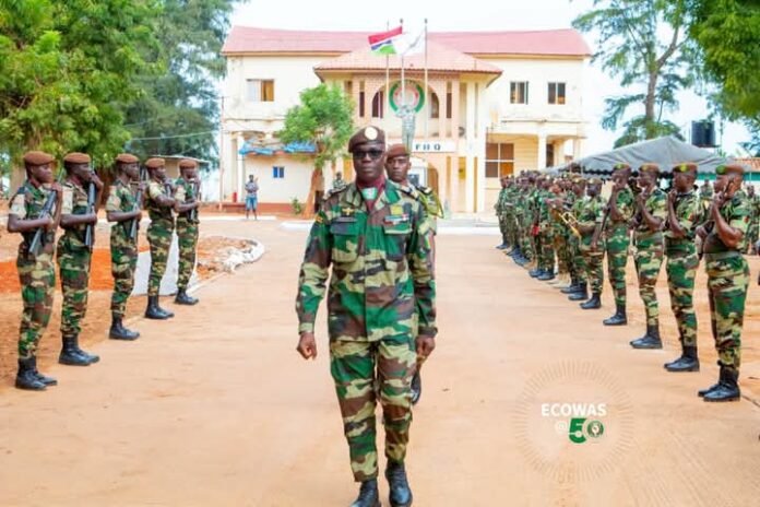 Colonel Aliou Tine Takes Command Of ECOMIG Force In The Gambia Colonel Aliou Tine Takes Command Of ECOMIG Force In The Gambia