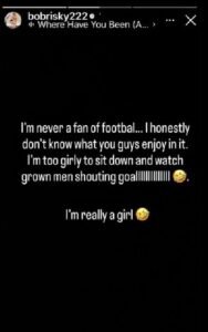 Bobrisky's story post Bobrisky's story post