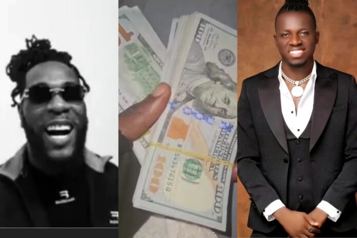 Burna Boy Gifts Comedian Akpororo $15,000 Cash