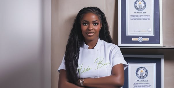 Hilda Baci Unboxes Third Guinness World Record Plaque