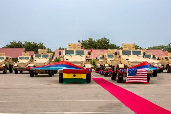 U.S. Government Donates 14 Armored Vehicles Worth Over $6m To Ghana Armed Forces