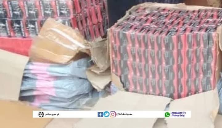 Ghana Police Seize 1,195 Boxes of Tramadol, Suspects Arrested 1