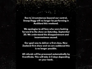 Rapper Snoop Dogg cancels New Zealand show after promoter was convicted of s3xual assault 1