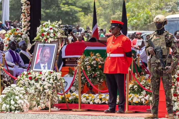 Raila Odinga Laid To Rest, Thousands of Kenyans Bid Him Farewell 7