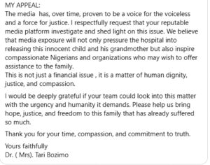 Nigeria: Rivers Government Steps In After Hospital Allegedly Detains Baby and Grandmother for One Year Over Unpaid Bills 3