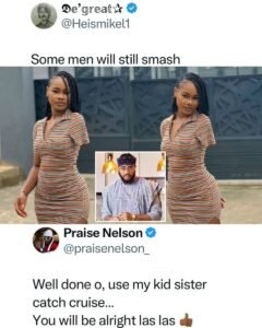 BBNaija Star Praise Nelson Claps Back at Troll Who Mocked His Sister's Amputation
