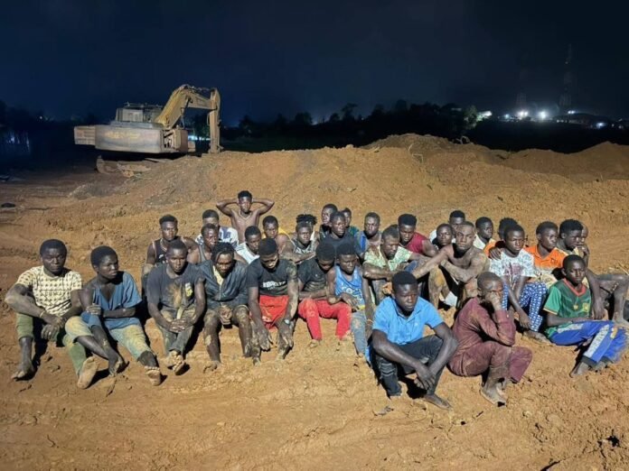 Ghanaian Authorities Arrest 32 Nigerians, 9 Ghanaians For illegal Mining