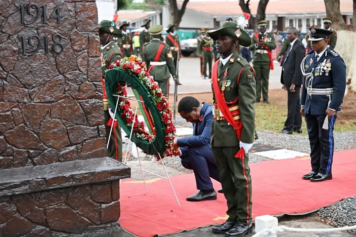 President Hichilema Leads Zambia in 2025 Remembrance Day Commemoration