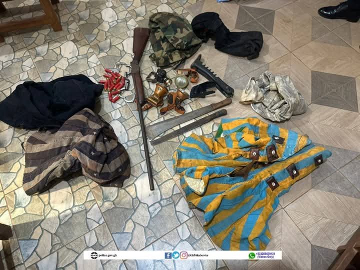 Ghana Police Notorious Suspect After Violent Robbery At Mining Site Ghana Police Notorious Suspect After Violent Robbery At Mining Site