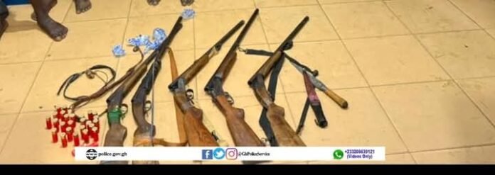 Ghana Police Arrest 10 Persons For Alleged Robbery and Kidnapping