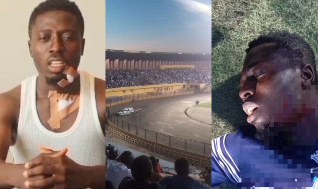 NPFL Player Nana Abraham Clarifies Injury: Struck by Thrown Objects, Not Slitted Throat