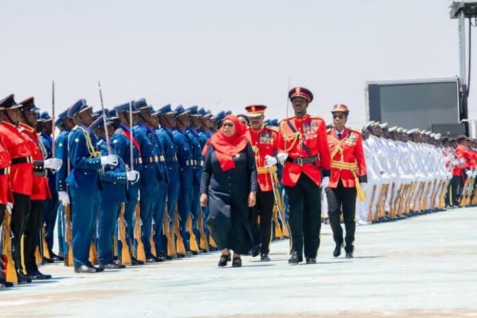 Tanzania's Samia Suluhu Sworn In Amid Tight Security Tanzania's Samia Suluhu Sworn In Amid Tight Security