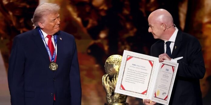 FIFA Awards Trump With Peace Prize At World Cup Draw 