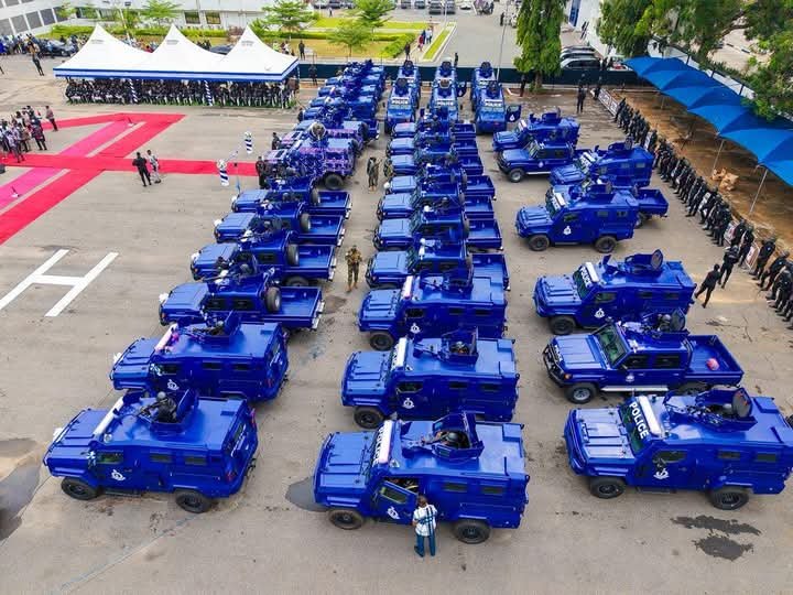 Mahama Hands Over 40 Armoured Vehicles To Ghana Police Service