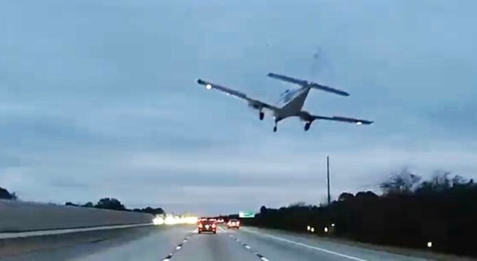 Plane Falls Onto Vehicle During Highway Emergency Landing in Florida