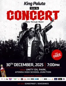 Kumasi Set for King Paluta’s First Major Concert: 'Unity Through Music'