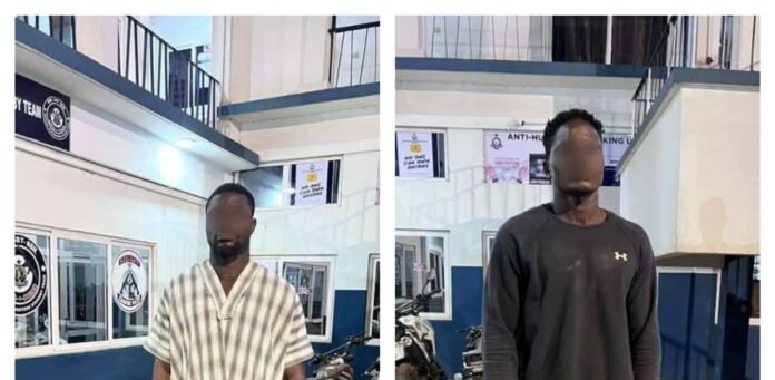 Two of the robbery suspects