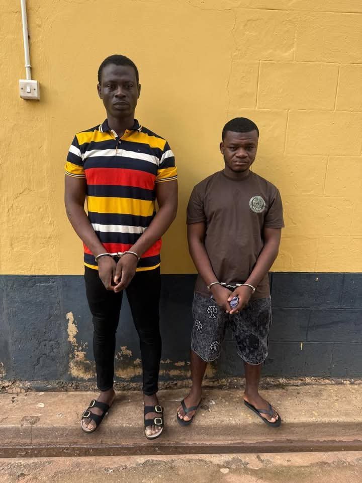 Robbers Francis Nyamekye and Francis Oppong