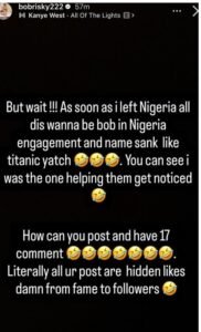 Bobrisky's post Bobrisky's post