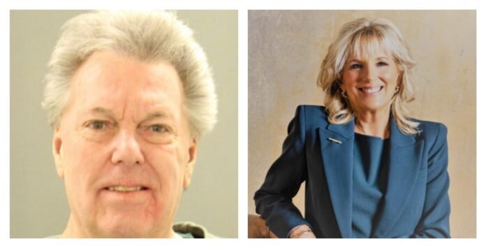 William Stevenson (left) and Jill Biden (right) William Stevenson (left) and Jill Biden (right)