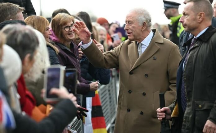 King Charles Heckled Over Prince Andrew During Lancashire Visit King Charles Heckled Over Prince Andrew During Lancashire Visit